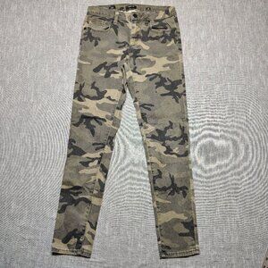 Miss Me Jeans Womens Size 26 Vintage Camo High Rise Ankle Skinny Stretch M2024AK